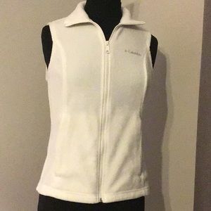 White Columbia vest